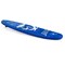 Blue PVC Inflatable Paddle Board Non-Slip Deck Adjustable Paddle Backpack